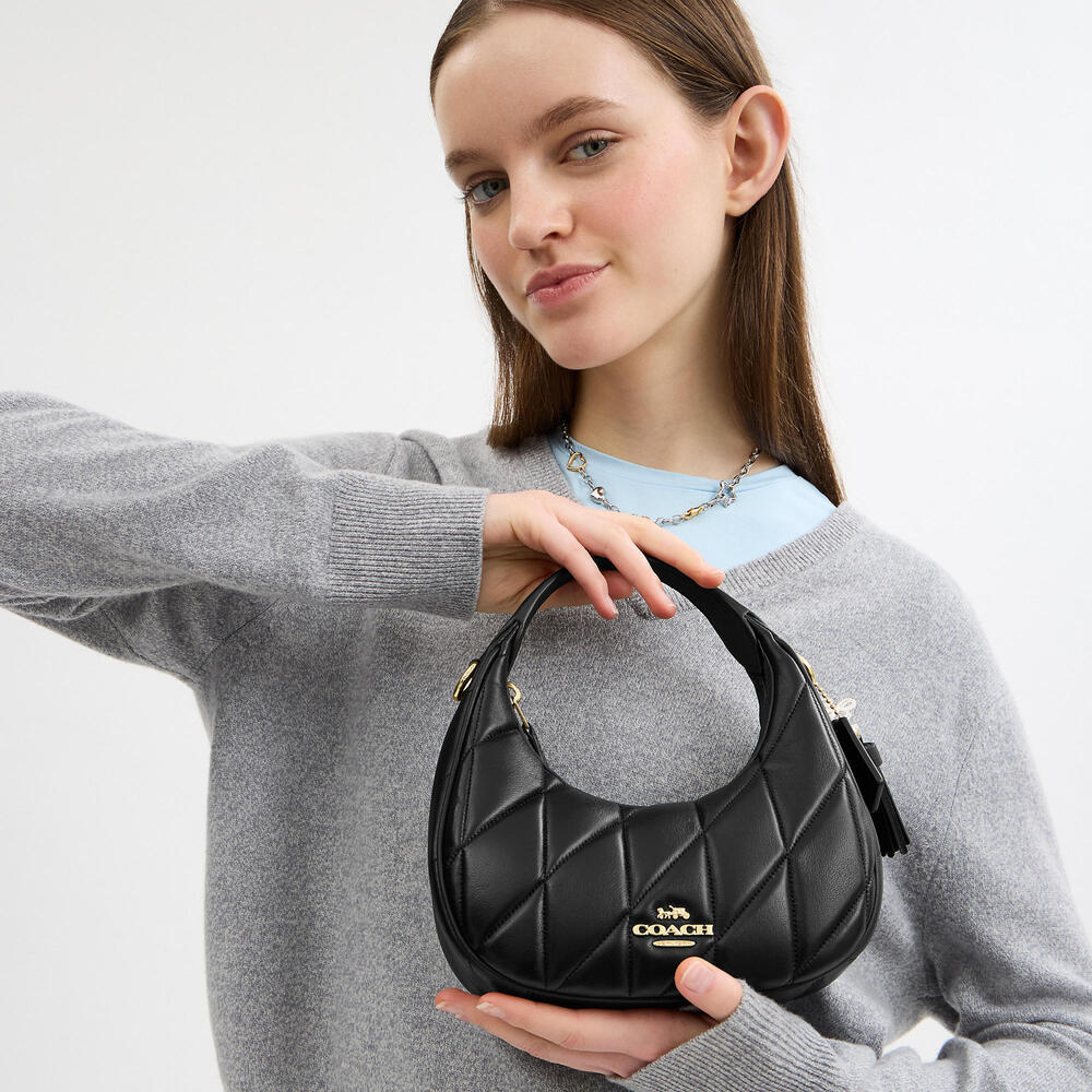 Coach Carmen Mini Crossbody Bag With Quilting